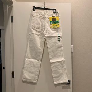NWT mens white cowboy cut Wrangler jeans